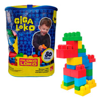 GIGA LOKO BLOQUES BOLSA 80 PIEZA