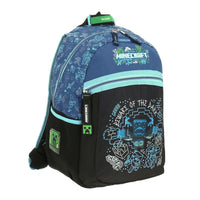 MOCHILA MINECRAFT AZUL
