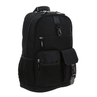 MOCHILA JUVENIL 1818 CON BOLSILLOS ALFRENTE COLOR NEGRO
