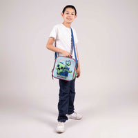 LONCHERA MINECRAFT VERDE 3D
