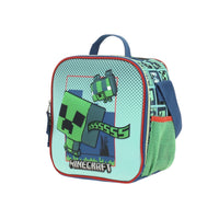 LONCHERA MINECRAFT VERDE 3D
