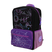 MOCHILA PRIMARIA GHOST-SPIDER NEGRO CON MORADO

