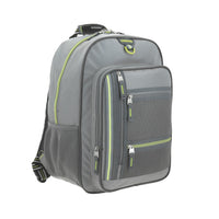 MOCHILA PRIMARIA CH GRIS CIERRE NEON
