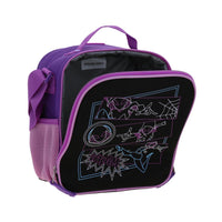 LONCHERA GHOST-SPIDER NEGRO CON MORADO
