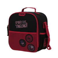 LONCHERA MILES MORALES PINES NEGRA/ROJO
