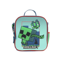 LONCHERA MINECRAFT VERDE 3D
