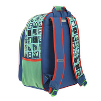 MOCHILA MINECRAFT AZUL/VERDE
