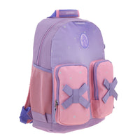 MOCHILA PRIMARIA RAPUNZEL MORADA/ROSA
