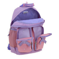 MOCHILA PRIMARIA RAPUNZEL MORADA/ROSA
