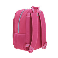 MOCHILA PRIMARIA CH ROSA CIERRE GRIS
