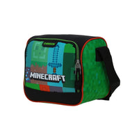 LONCHERA MINECRAFT NEGRO/VERDE
