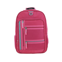 MOCHILA PRIMARIA CH ROSA CIERRE GRIS
