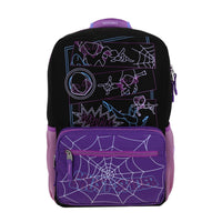 MOCHILA PRIMARIA GHOST-SPIDER NEGRO CON MORADO
