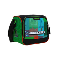 LONCHERA MINECRAFT NEGRO/VERDE
