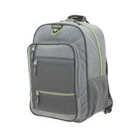 MOCHILA PRIMARIA CH GRIS CIERRE NEON
