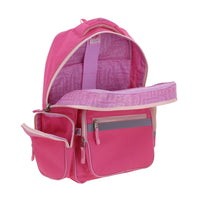 MOCHILA PRIMARIA HAPPY GIRL FUCSIA/ROSA
