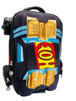 MOCHILA HOT WHEELS CARRO DE CARRERAS NEGRO
