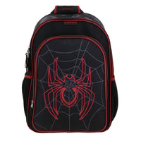 MOCHILA PRIMARIA MILES MORALES NEGRA CON ARAÑA ROJA
