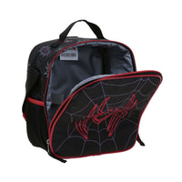 LONCHERA MILES MORALES NEGRA CON ARAÑA ROJA
