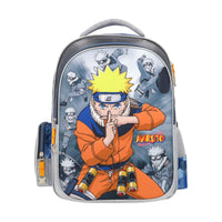 MOCHILA PRIMARIA NARUTO GRIS
