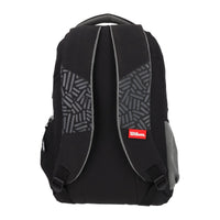 MOCHILA JUVENIL WILSON NEGRA CON GRIS
