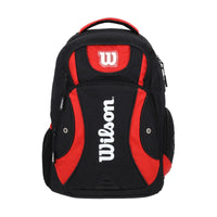 MOCHILA JUVENIL WILSON NEGRA CON ROJO
