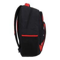 MOCHILA JUVENIL WILSON NEGRA CON ROJO
