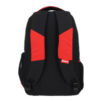 MOCHILA JUVENIL WILSON NEGRA CON ROJO
