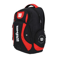 MOCHILA JUVENIL WILSON NEGRA CON ROJO
