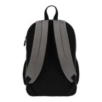 MOCHILA JUVENIL WILSON GRIS LETRA NEGRA
