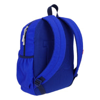 MOCHILA JUVENIL AZUL REY LETRAS AQUA
