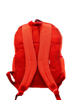 MOCHILA JUVENIL WILSON COLOR SALMON LETRAS NEGRAS
